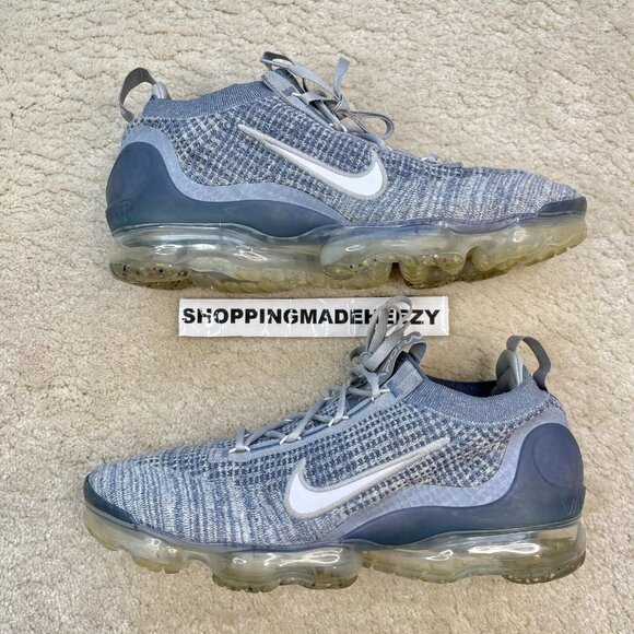 [US 11.5] NIKE AIR VAPORMAX FLYKNIT FK 2021 Running Shoes Armory Grey - Picture 1 of 10